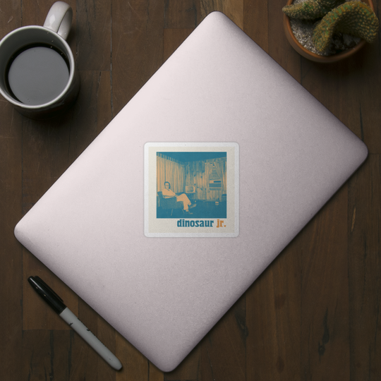 Retro Style 90s Dinosaur Jr Fan Design - Dinosaur Jr - Sticker