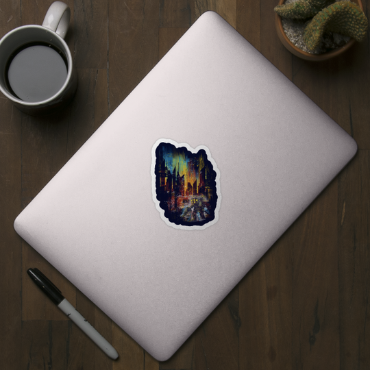 leaving rapture - Bioshock - Sticker