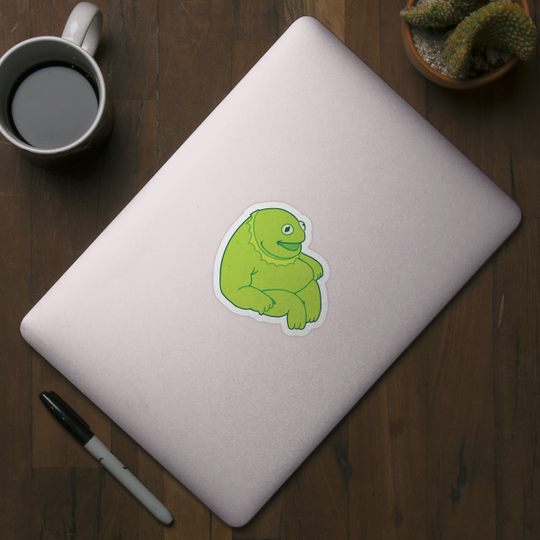 Fat Kermit - Kermit - Sticker