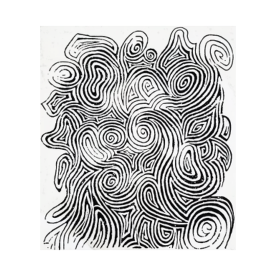 Psychedelic Optical Illusion Patterns - Jerry Garcia Face Zebra Stripes / Swirls - Psychedelic - T-Shirt