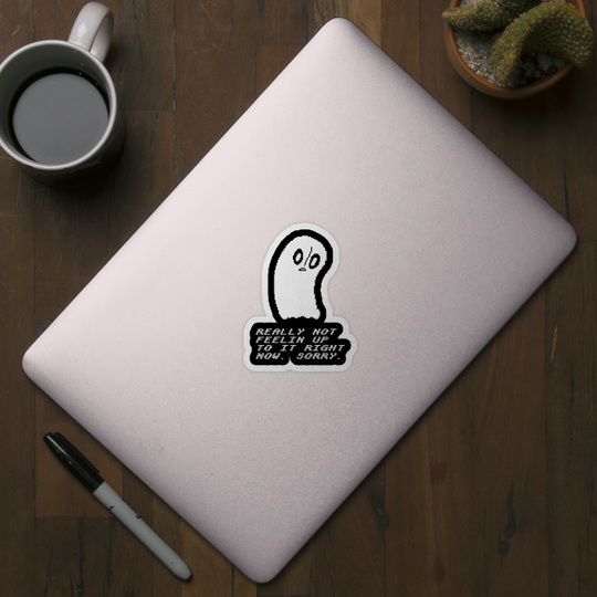 Undertale - Napstablook - Undertale - Sticker
