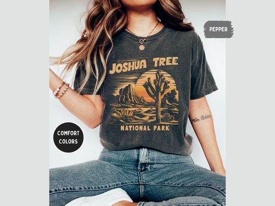 Discover Joshua Tree National Park Comfort Colors Shirt, Vintage California T shirt, Joshua Tree National Park gifts, Hiking&nbsp;shirt, Desert T-shirt