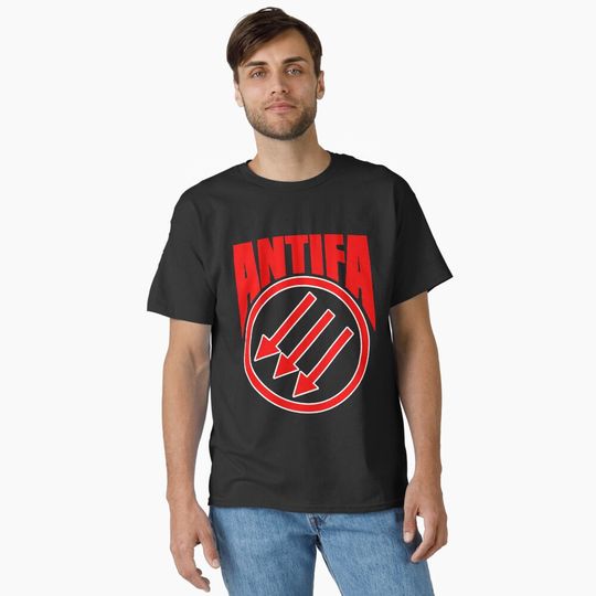 Discover ANTIFA Anti-Fascist  Classic T-Shirt