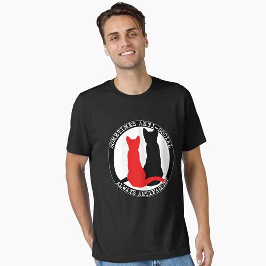 Discover Antifa Cats Essential T-Shirt