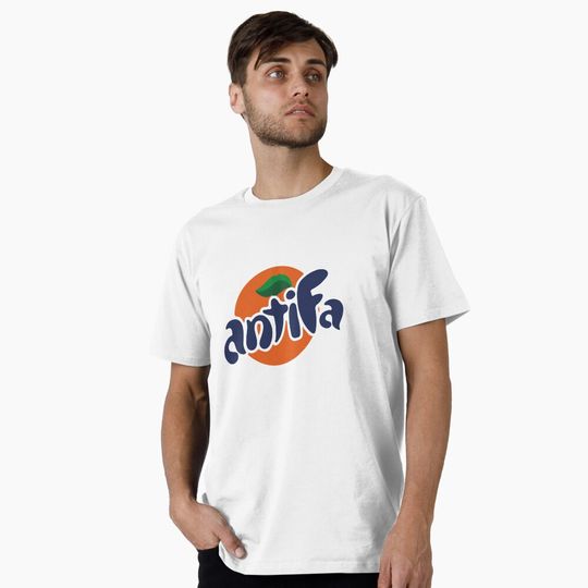 Discover "Antifa" Anti-fascist Logo Premium T-Shirt