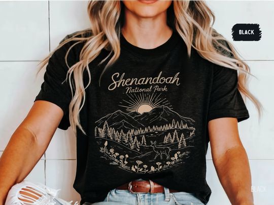 Shenandoah National Park Shirt, Virginia shirt, Shenandoah Park tshirt, National Park Gifts, Mountains Appalachian Trail Tee