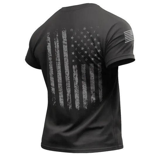 Discover Distressed American Flag 3D T-Shirt