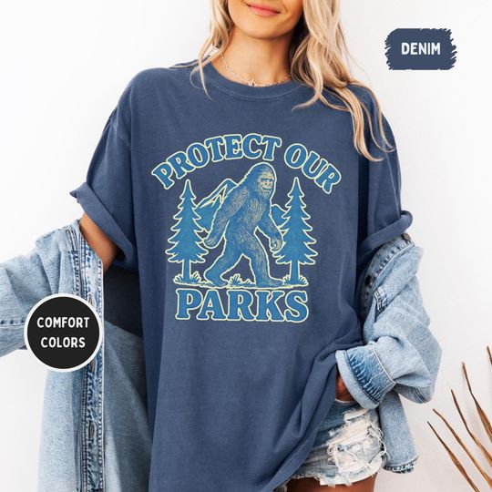 Discover Vintage Protect our Parks T-shirt, Outdoor Nature Lover Tee, Earth Day Gift