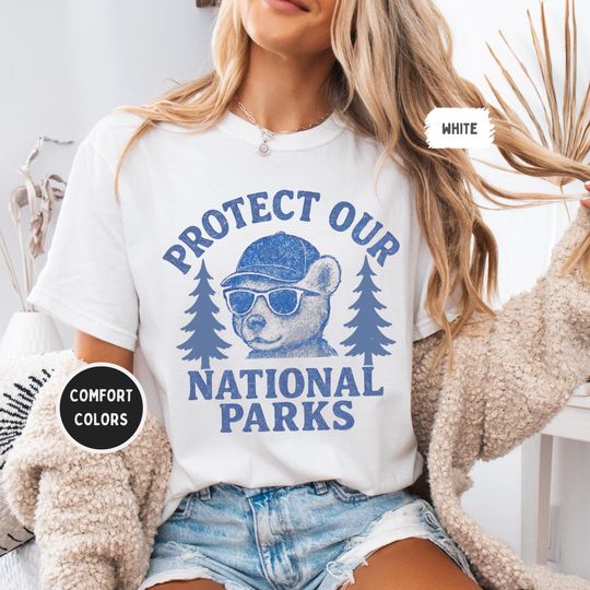 Retro National Parks T-shirt, National Parks Tee, Vintage Park Ranger Shirt, Outdoor Adventure Apparel, Earth Day Gift, Resist tee