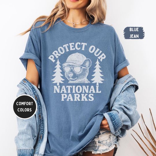 Retro National Parks T-shirt, National Parks Tee, Vintage Park Ranger Shirt, Outdoor Adventure Apparel, Earth Day Gift, Resist tee