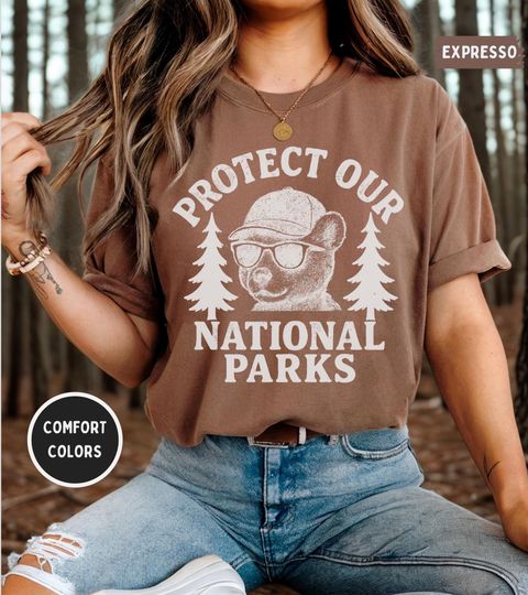 Discover Retro National Parks T-shirt, National Parks Tee, Vintage Park Ranger Shirt, Outdoor Adventure Apparel, Earth Day Gift, Resist tee
