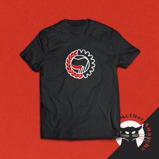 Discover Antifa Shirt | Anti-Fascist Clothing | Anti-Fascism | Anarchist Shirt | Handmade | High Quality | Heavy Cotton Gildan | Anarchism