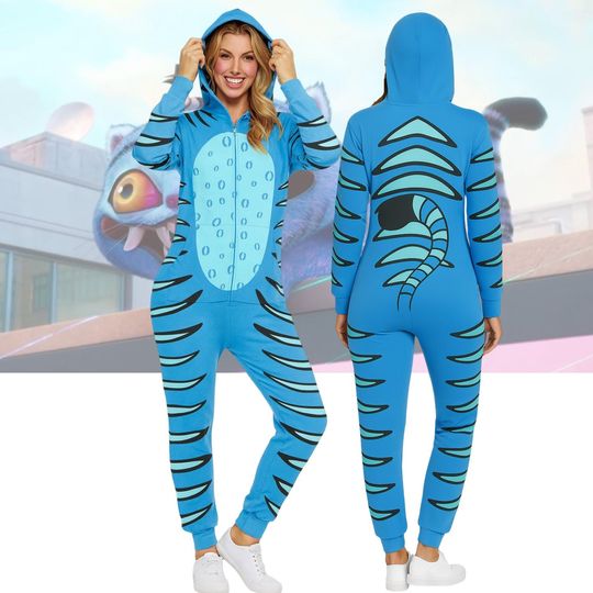 Derpy Tiger Costume Onesies, Kpop Demon Hunters Tiger Onesies Jumpsuit, Derpy Tiger Cosplay Onesies Jumpsuit, Halloween Tiger Costume
