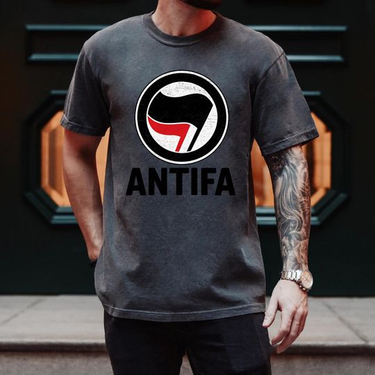 Discover Antifa T Shirt  Anti Fascist Protest Graphic Tee, Political Statement Shirt, Activist Streetwear Top, Unisex Graphic Tee