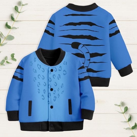 Derpy Tiger Costume Baseball Jacket, Kpop Demon Hunters Costume, Costume Tiger Shirt, Huntrix Kpop Movie Outfit