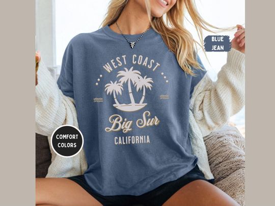 Big Sur California Shirt, California Coast T-Shirt, Vintage California Trip Souvenir
