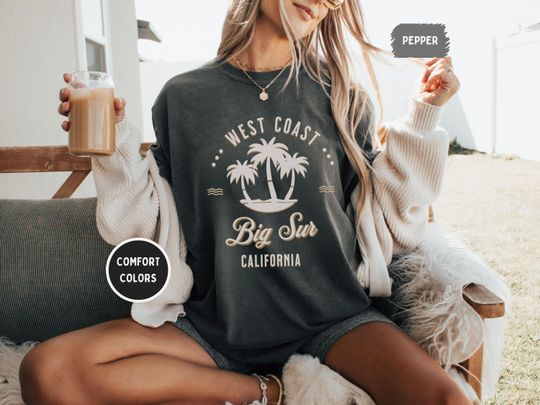 Big Sur California Shirt, California Coast T-Shirt, Vintage California Trip Souvenir