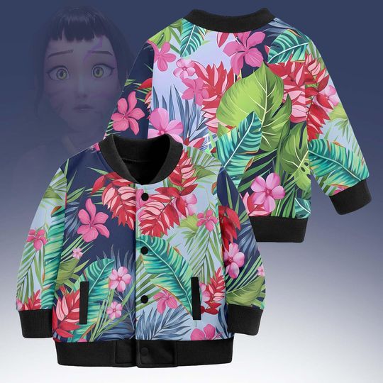 Huntrix Zoey Halloween Costume Baseball Jacket, Huntrix Zoey Cosplay Jacket, Zoey Halloween Gift