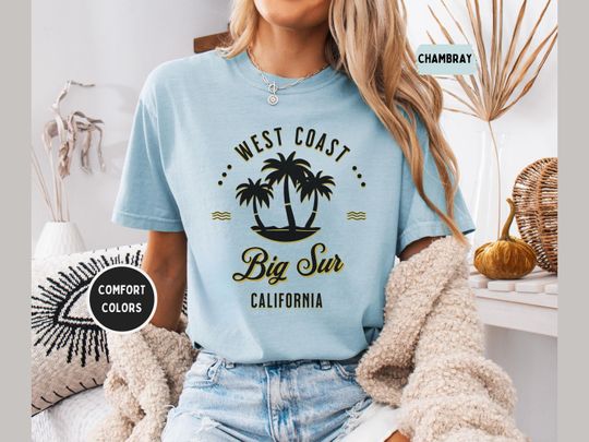 Big Sur California Shirt, California Coast T-Shirt, Vintage California Trip Souvenir