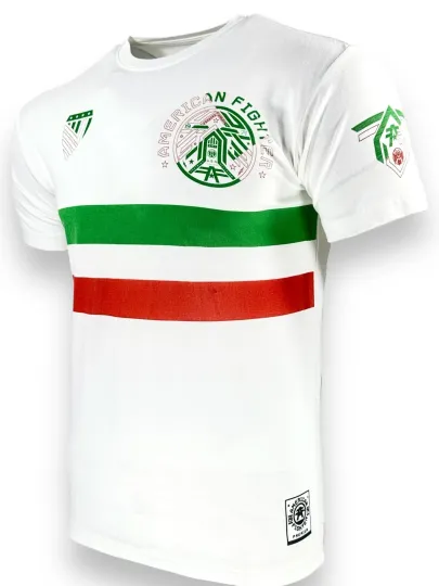 Discover American Fighter Men's Canton Premium Athletic T-Shirt White