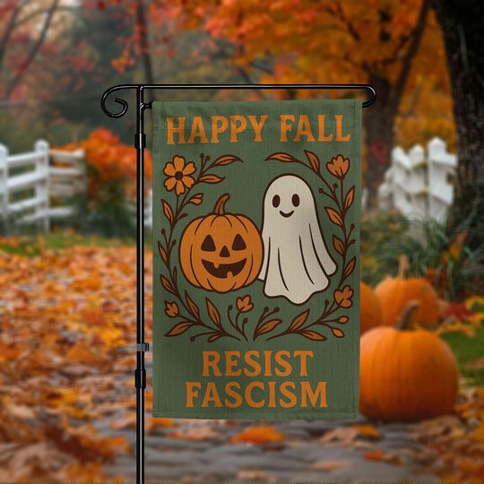 Discover F Trump Halloween Garden Flag: Double-Sided Anti-Maga Decor