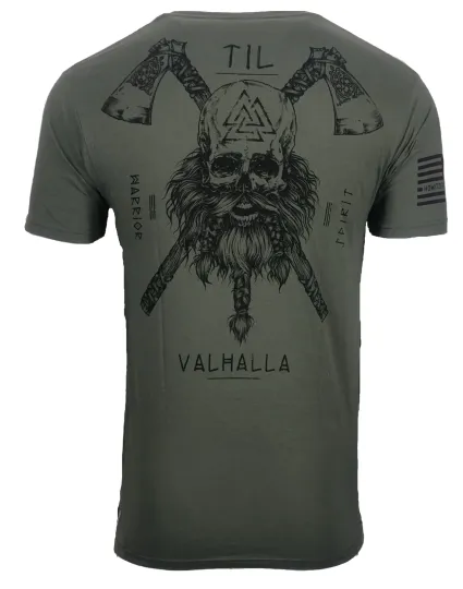 Discover Howitzer Style Men's T-Shirt VALHALLA SPIRIT Military Grunt S-5XL