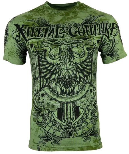 Xtreme Couture Affliction Men's T-Shirt Patron Biker Eagle Tattoo