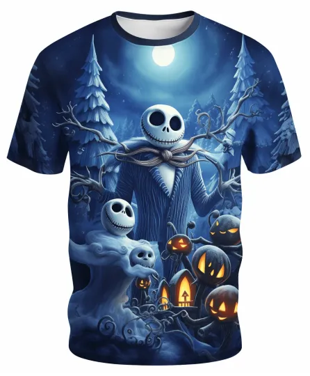 Discover Jack skellington 3d t-shirt