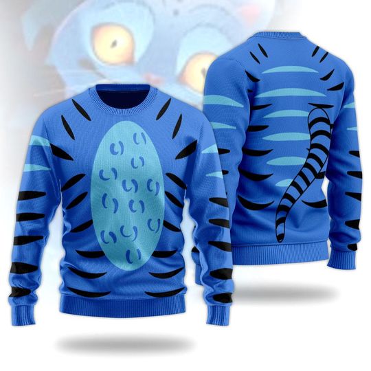 Discover Kpop Demon Hunters Ugly Sweater, Derpy Tiger Costume Sweatshirt, Huntrix Kpop Movie Shirt, Saja Boy Shirt, Kpop Movie Outfit, Halloween Gift