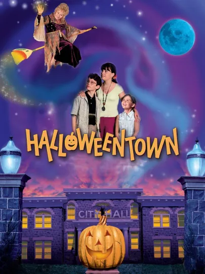 Discover 1998 Halloweentown Movie Poster Aggie Marnie Witch Ghouls
