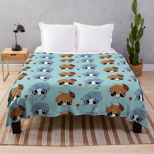 Discover Dottore and Tartaglia Goobers Throw Blanket