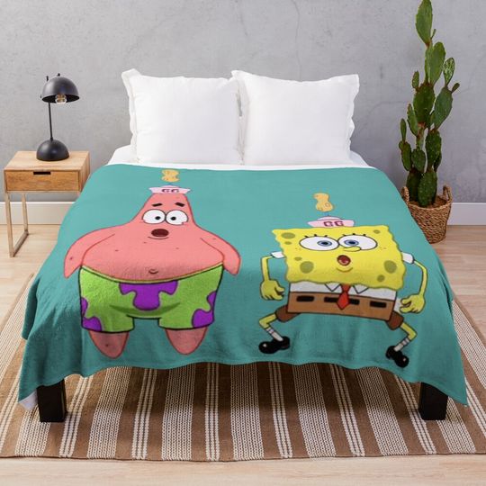 Discover SpongeBob SquarePants - Goofy Goobers Throw Blanket