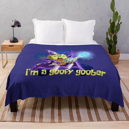Discover I'm a Goofy Goober Throw Blanket