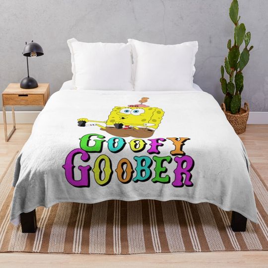 Discover Goofy Goober Throw Blanket
