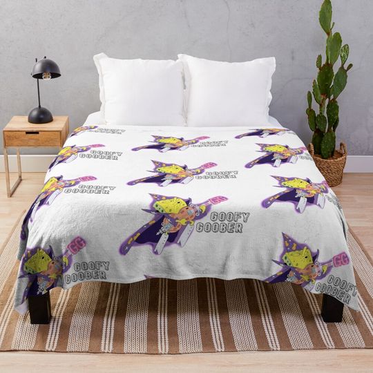 Discover Goofy Goober Throw Blanket