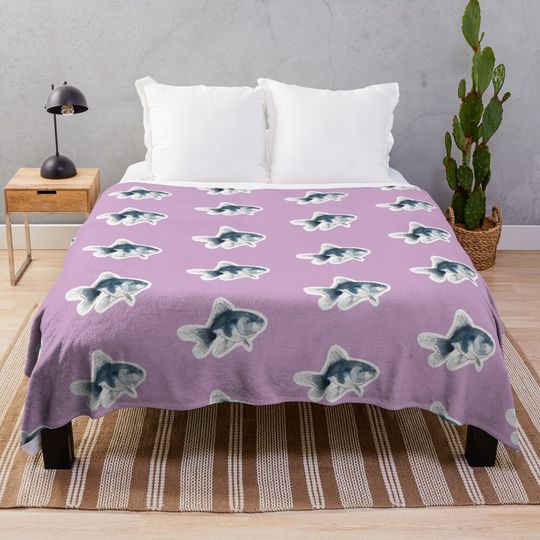 Discover Goober the Fish Throw Blanket