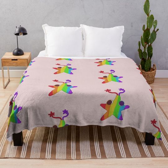 Discover Pride Star Goober! Throw Blanket