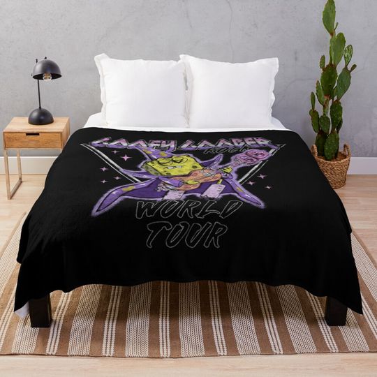 Discover  Spongebob Squarepants Goofy Goober Rock World Tour Throw Blanket