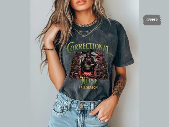 Discover Halloween Correctional Nurse,shirt, Comfort Colors corrections nurse T shirt, gift for correctional nurse correctional nurse gift Jail nurse