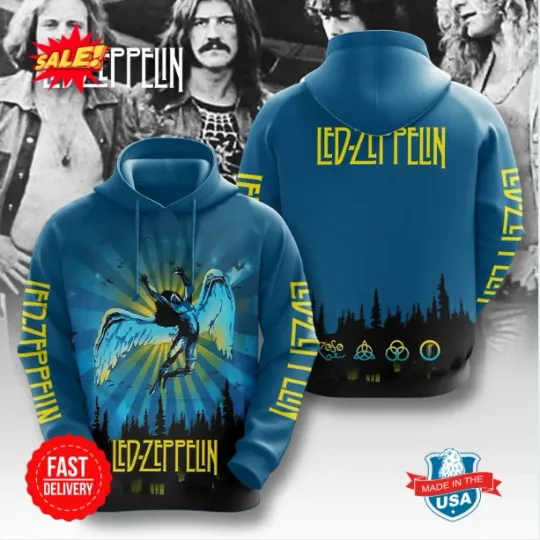 Discover LED ZPELIN 3D Hoodie S-5XL Gift For Fan