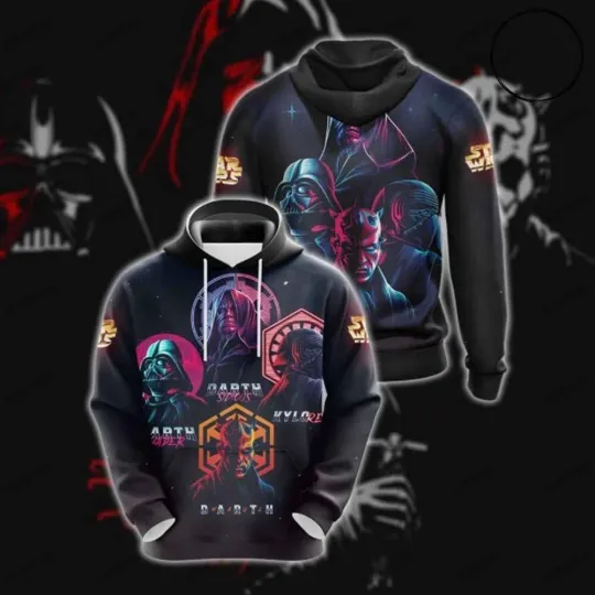 Star Wars Villains All Over Print 3D Hoodie