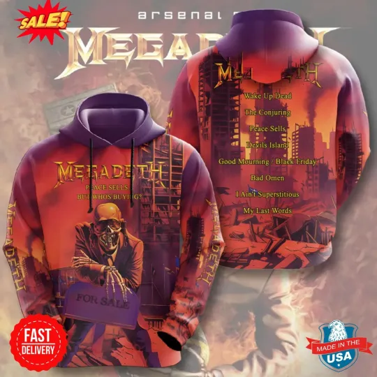 Discover Megadeth 3D Hoodies Gift For Fan