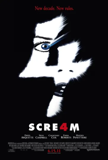 2011 Scream 4 Movie Poster Sidney Prescott Dewey Woodsboro - Vertical Poster