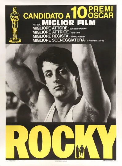 Discover 1976 Rocky Movie Poster Print Balboa Sylvester Stallone Vertical Premium Matte Poster