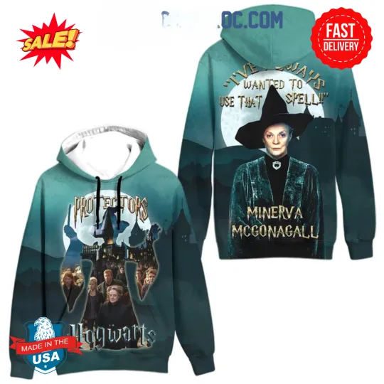 Maggie Smith Professor Minerva McGonagall Harry Potter Hoodie
