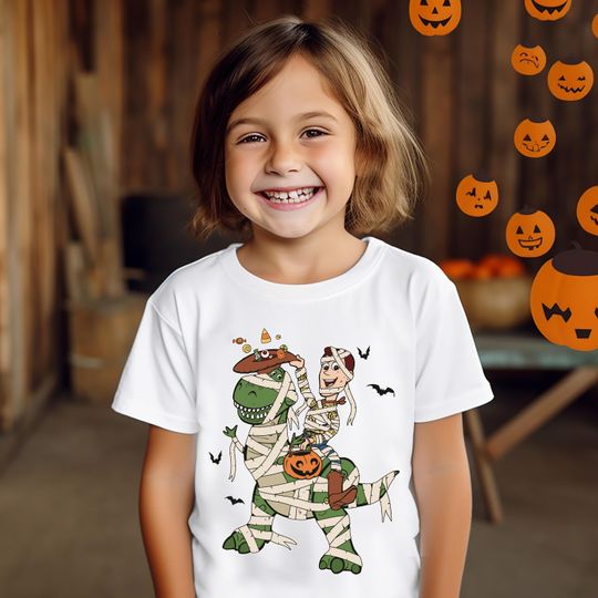 Woody and Rex Mummy Shirt, Toy Story Halloween Kids Tee, Disney Spooky Season T-Shirt, Not So Scary Halloween Party Tee, Trick Or Treat Tee