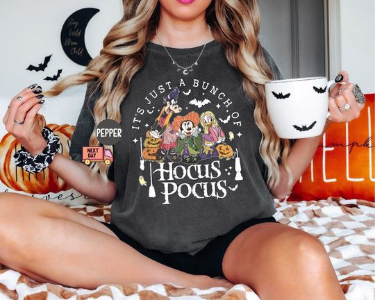 Disney Halloween Hocus Pocus Shirt, Mickey and Friends Halloween Shirt, Spooky Season Shirt,Pumpkin Shirt, Disney Spooky Tee