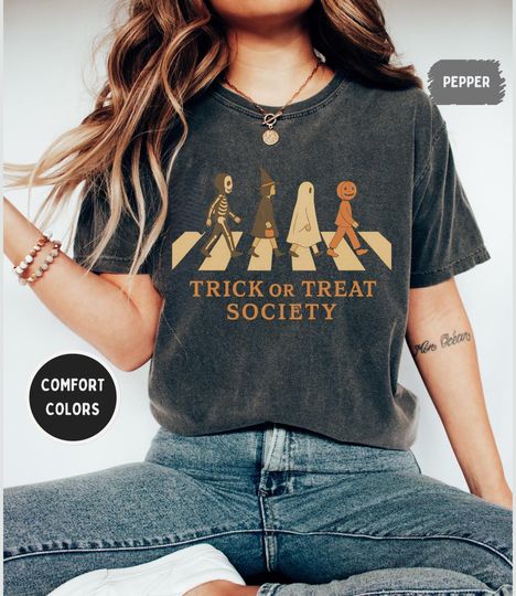 Discover Vintage Funny Halloween T-shirt, Vintage Halloween Tee, Funny Halloween Costume Shirt