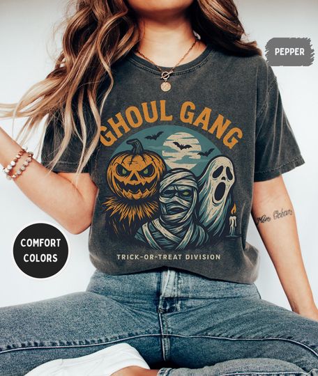 Discover Vintage Funny Halloween T-shirt, Shirt for Halloween,  Vintage Halloween T-shirt, Halloween Costume