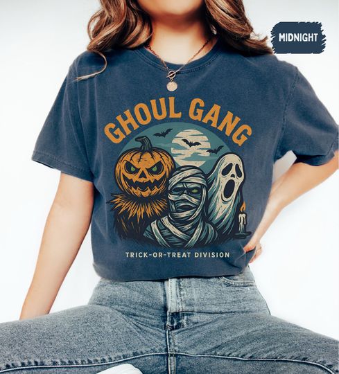 Discover Vintage Funny Halloween T-shirt, Shirt for Halloween, Vintage Halloween T-shirt, Halloween Costume